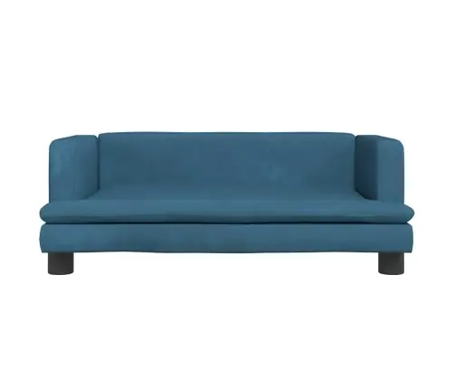 Gulta Suņiem, Zila, 80X45X30 Cm, Samts Vidaxl