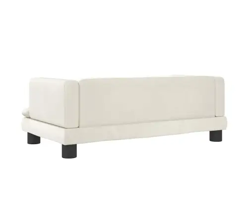 Päevavoodi, Kreemjas, 80 X 45 X 30 cm Samet