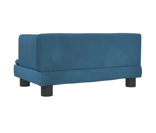 Gulta Suņiem, Zila, 60X40X30 Cm, Samts Vidaxl