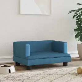 Gulta Suņiem, Zila, 60X40X30 Cm, Samts Vidaxl