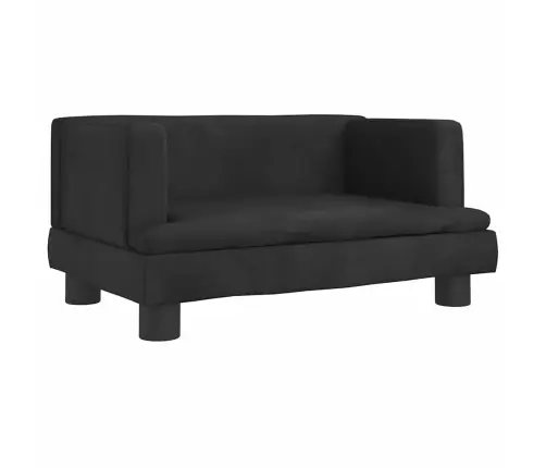 Gulta Suņiem, Melna, 60X40X30 Cm, Samts Vidaxl