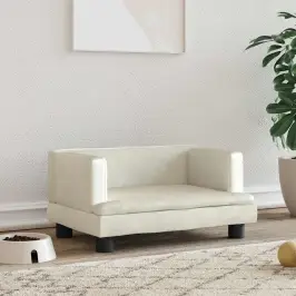 Gulta Suņiem, Bēša, 60X40X30 Cm, Samts Vidaxl