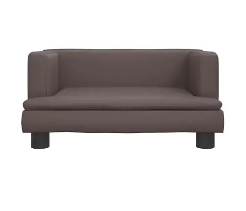 Lova Šunims, Rudos Spalvos, 60X40X30cm Dirbtinė Oda