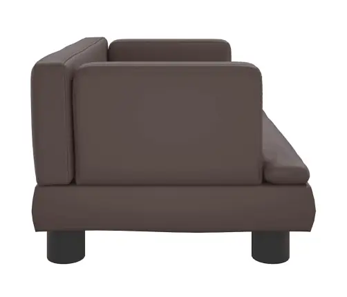 Lova Šunims, Rudos Spalvos, 60X40X30cm Dirbtinė Oda