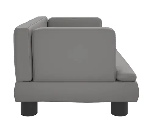 Lova Šunims, Pilkos Spalvos, 60X40X30cm Dirbtinė Oda