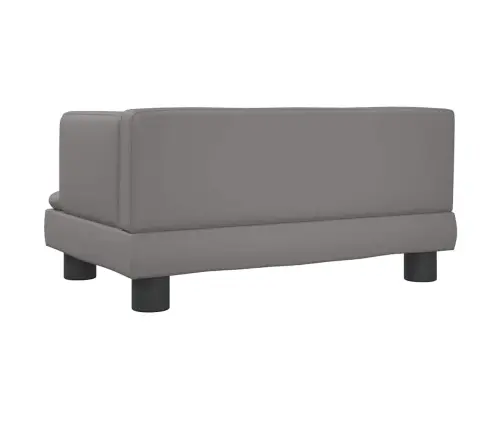 Lova Šunims, Pilkos Spalvos, 60X40X30cm Dirbtinė Oda