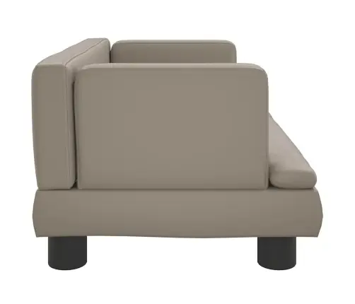 Gulta Suņiem, Kapučīno, 60X40X30 Cm, Mākslīgā Āda Vidaxl