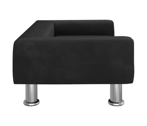 Gulta Suņiem, Melna, 70X45X26,5 Cm, Samts Vidaxl