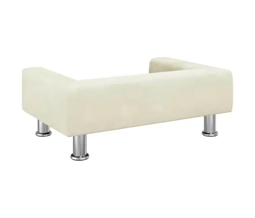 Gulta Suņiem, Krēmkrāsas, 70X45X26,5 Cm, Samts Vidaxl