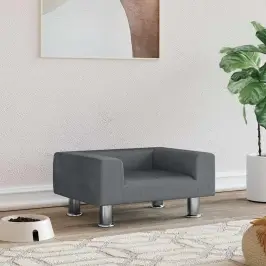 Gulta Suņiem, Tumši Pelēka, 50X40X26,5 Cm, Samts Vidaxl Gulta Suņiem, Tumši Pelēka, 50X40X26,5 Cm, Samts Vidaxl