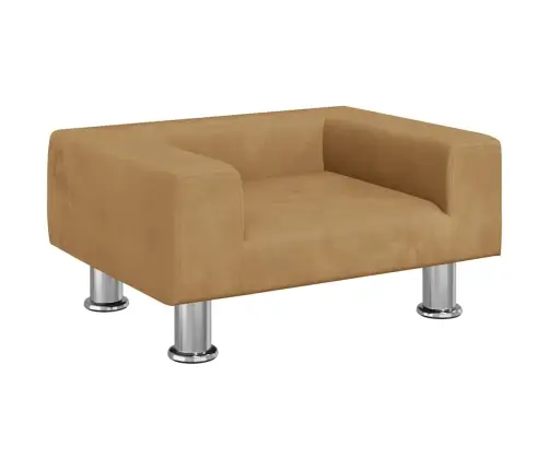 Lova Šunims, Rudos Spalvos, 50X40X26,5cm Aksomas