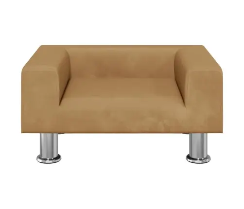 Lova Šunims, Rudos Spalvos, 50X40X26,5cm Aksomas