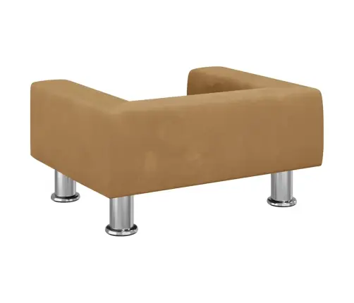 Lova Šunims, Rudos Spalvos, 50X40X26,5cm Aksomas