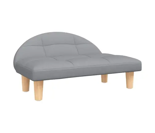 Gulta Suņiem, Gaiši Pelēka, 70X52X30 Cm, Audums Vidaxl