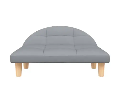 Gulta Suņiem, Gaiši Pelēka, 70X52X30 Cm, Audums Vidaxl