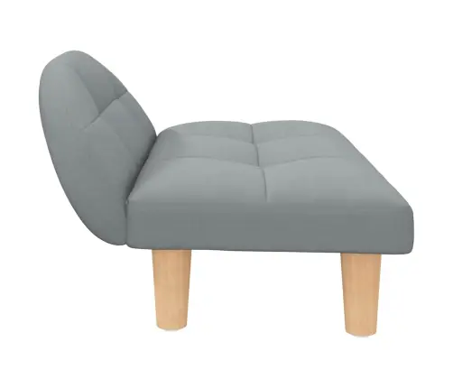 Gulta Suņiem, Gaiši Pelēka, 70X52X30 Cm, Audums Vidaxl