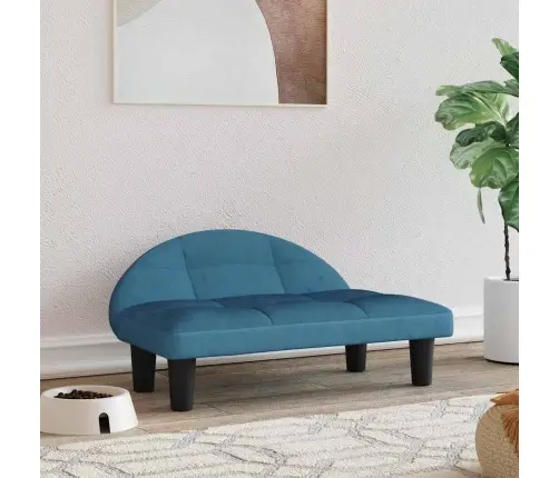 Päevavoodi, Sinine, 70X52X30 cm Samet