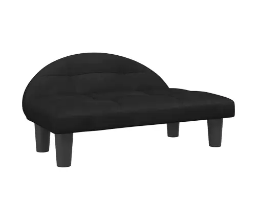 Gulta Suņiem, Melna, 70X52X30 Cm, Samts Vidaxl