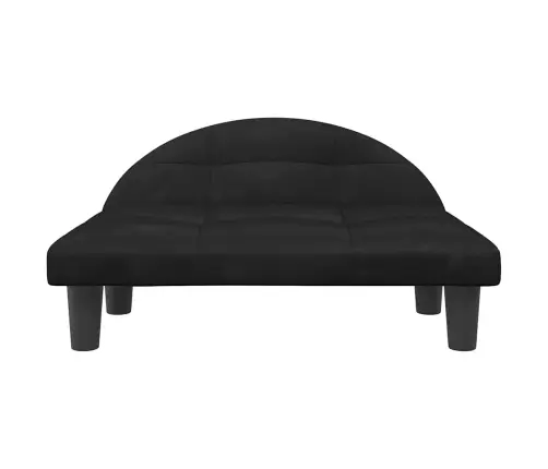 Gulta Suņiem, Melna, 70X52X30 Cm, Samts Vidaxl