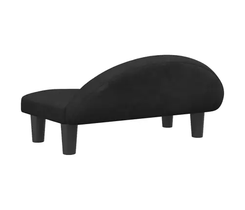 Gulta Suņiem, Melna, 70X52X30 Cm, Samts Vidaxl