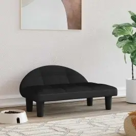 Gulta Suņiem, Melna, 70X52X30 Cm, Samts Vidaxl