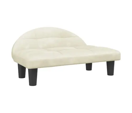 Gulta Suņiem, Krēmkrāsas, 70X52X30 Cm, Samts Vidaxl