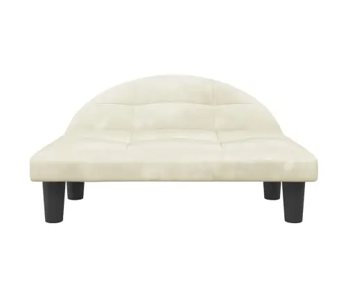 Gulta Suņiem, Krēmkrāsas, 70X52X30 Cm, Samts Vidaxl