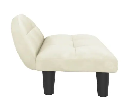 Gulta Suņiem, Krēmkrāsas, 70X52X30 Cm, Samts Vidaxl