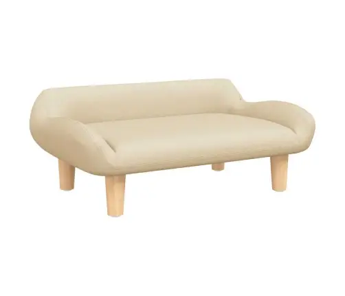 Lova Šunims, Kreminės Spalvos, 70X40X24cm Audinys