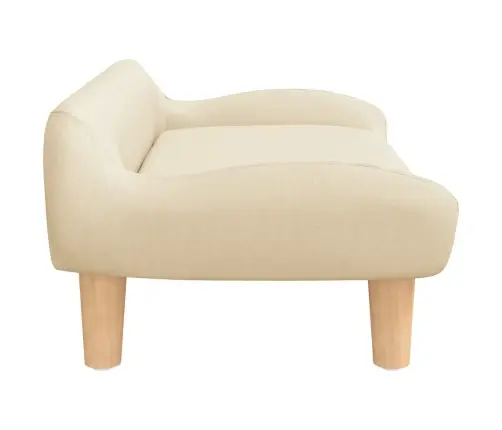 Lova Šunims, Kreminės Spalvos, 70X40X24cm Audinys