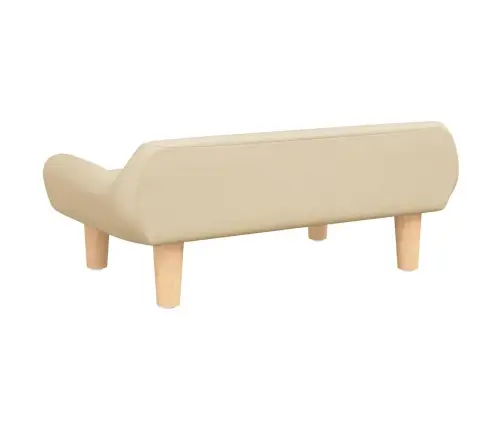 Lova Šunims, Kreminės Spalvos, 70X40X24cm Audinys