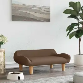 Gulta Suņiem, Brūna, 70X40X24 Cm, Audums Vidaxl