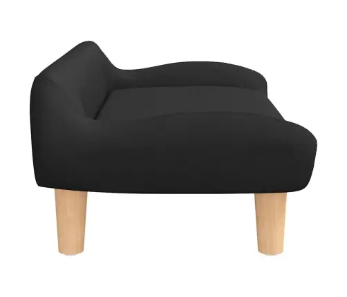 Gulta Suņiem, Melna, 70X40X24 Cm, Audums Vidaxl