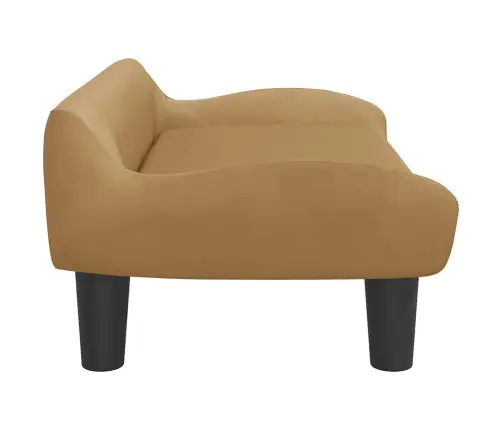 Gulta Suņiem, Brūna, 70X40X24 Cm, Samts Vidaxl