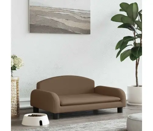 Gulta Suņiem, Brūna, 70X45X30 Cm, Audums Vidaxl