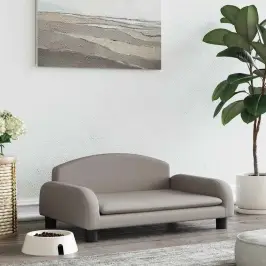 Gulta Suņiem, Pelēkbrūna, 70X45X30 Cm, Audums Vidaxl