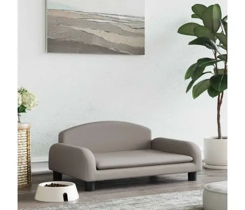 Gulta Suņiem, Pelēkbrūna, 70X45X30 Cm, Audums Vidaxl