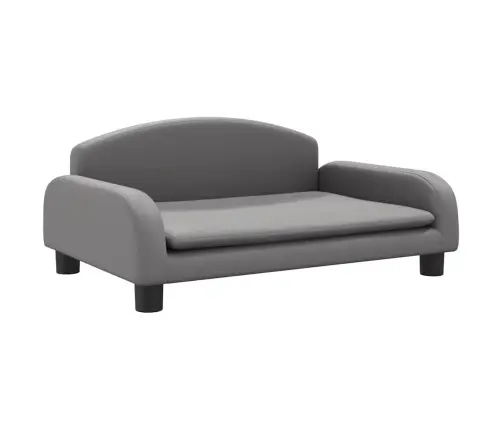 Gulta Suņiem, Pelēka, 70X45X30 Cm, Mākslīgā Āda Vidaxl Gulta Suņiem, Pelēka, 70X45X30 Cm, Mākslīgā Āda Vidaxl