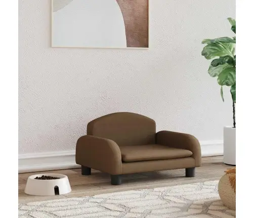 Gulta Suņiem, Brūna, 50X40X30 Cm, Audums Vidaxl Gulta Suņiem, Brūna, 50X40X30 Cm, Audums Vidaxl