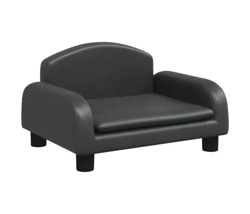 Gulta Suņiem, Melna, 50X40X30 Cm, Mākslīgā Āda Vidaxl