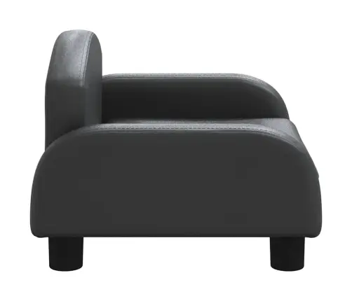 Gulta Suņiem, Melna, 50X40X30 Cm, Mākslīgā Āda Vidaxl