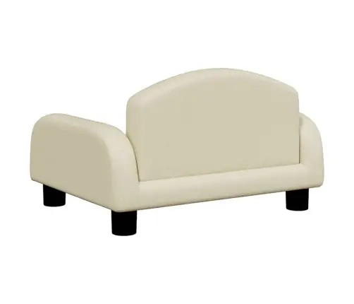 Gulta Suņiem, Krēmkrāsas, 50X40X30 Cm, Mākslīgā Āda Vidaxl