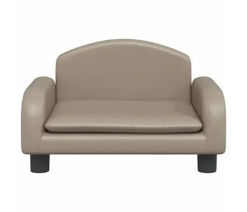 Lova Šunims, Kapučino Spalvos, 50X40X30cm Dirbtinė Oda