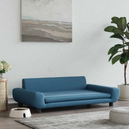 Koeravoodi, Sinine, 100 X 54 X 33 cm Samet