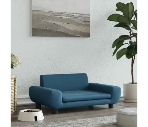 Dīvāngulta, Zila, 70X45X33 Cm, Samts Vidaxl