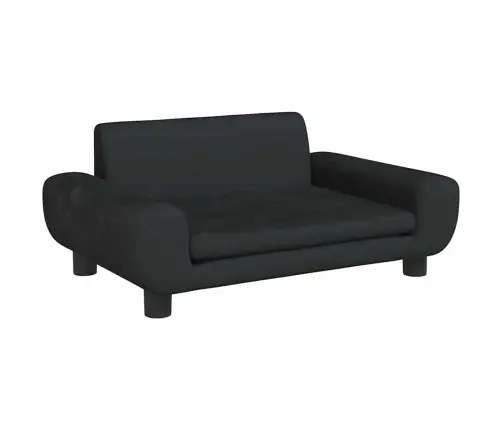 Gulta Suņiem, Melna, 70X45X30 Cm, Samts Vidaxl