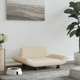 Gulta Suņiem, Bēša, 70X45X28 Cm, Audums Vidaxl