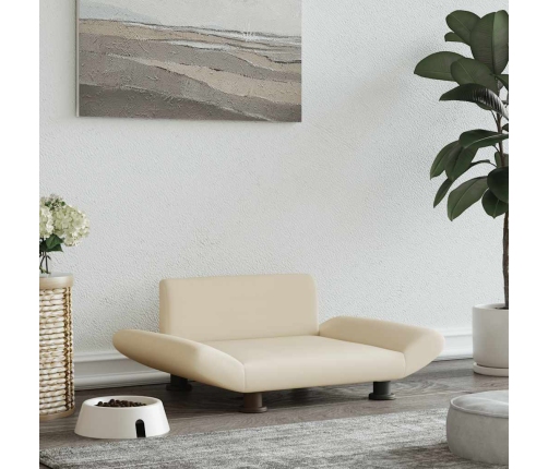 Gulta Suņiem, Bēša, 70X45X28 Cm, Audums Vidaxl