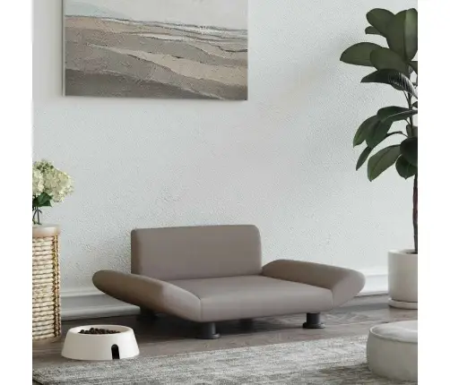 Gulta Suņiem, Pelēkbrūna, 70X45X28 Cm, Audums Vidaxl