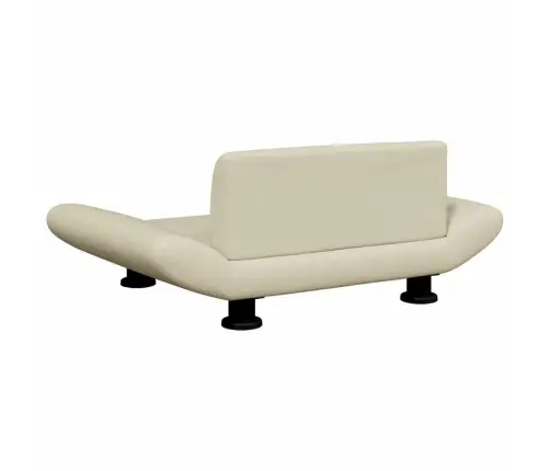 Gulta Suņiem, Krēmkrāsas, 70X45X28 Cm, Mākslīgā Āda Vidaxl